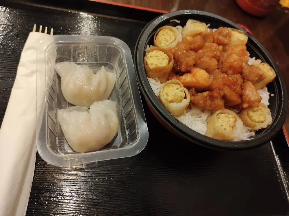 Gyozas-fideo de Arroz Con Cerdo Agridulce